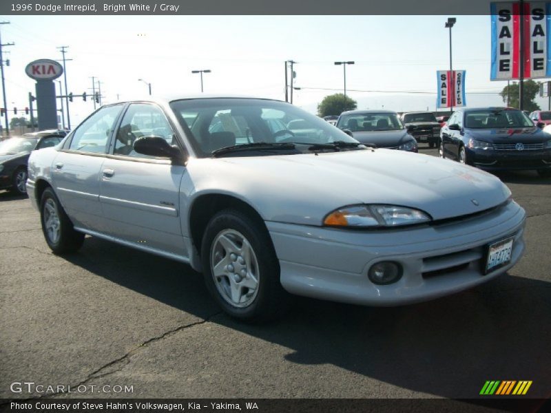 Bright White / Gray 1996 Dodge Intrepid