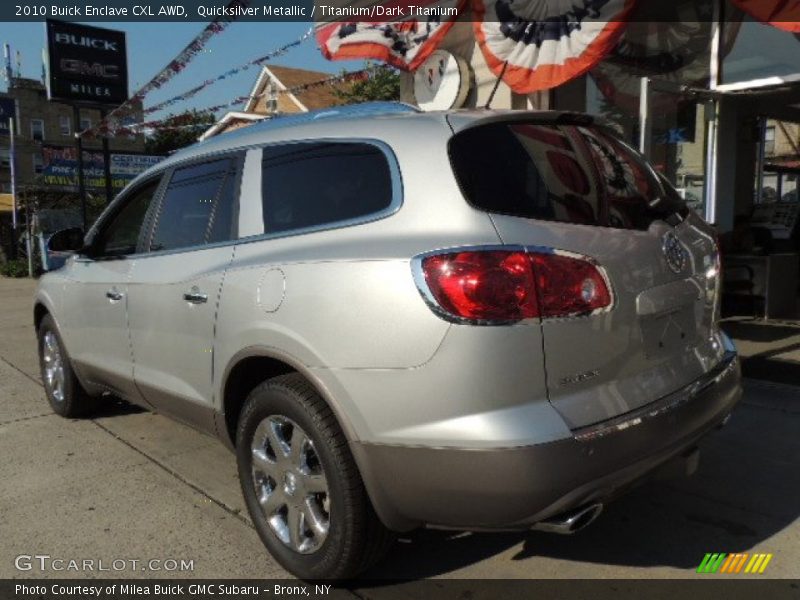 Quicksilver Metallic / Titanium/Dark Titanium 2010 Buick Enclave CXL AWD