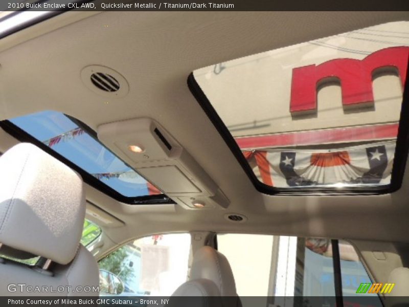 Quicksilver Metallic / Titanium/Dark Titanium 2010 Buick Enclave CXL AWD