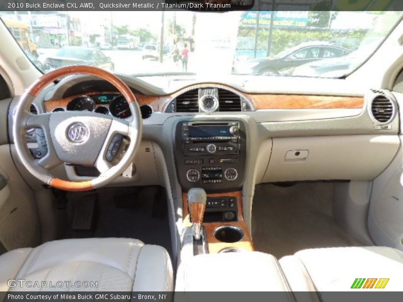 Quicksilver Metallic / Titanium/Dark Titanium 2010 Buick Enclave CXL AWD