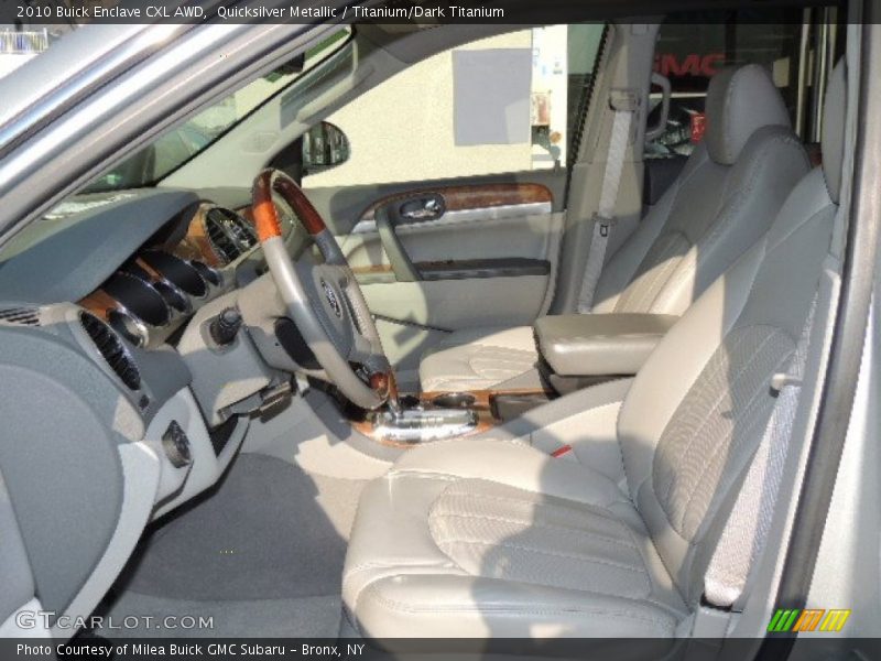 Quicksilver Metallic / Titanium/Dark Titanium 2010 Buick Enclave CXL AWD