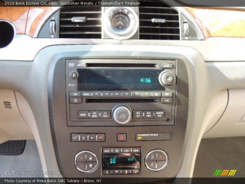 Quicksilver Metallic / Titanium/Dark Titanium 2010 Buick Enclave CXL AWD