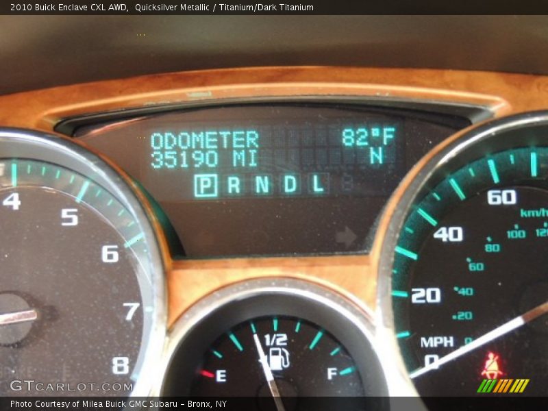 Quicksilver Metallic / Titanium/Dark Titanium 2010 Buick Enclave CXL AWD