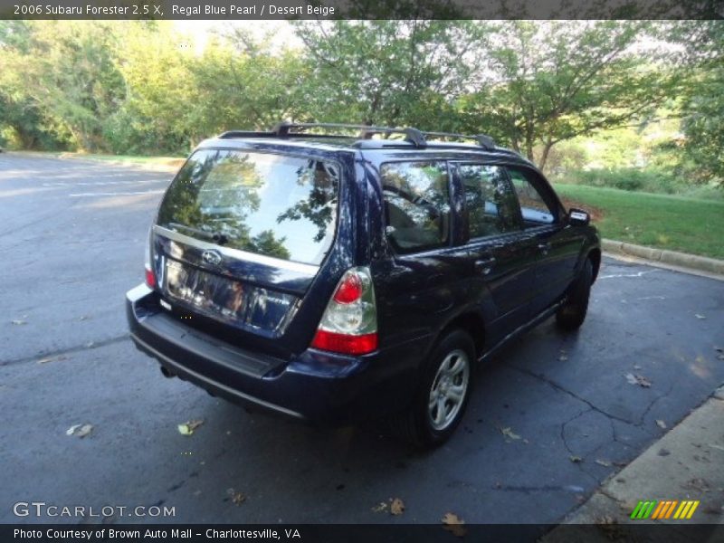 Regal Blue Pearl / Desert Beige 2006 Subaru Forester 2.5 X