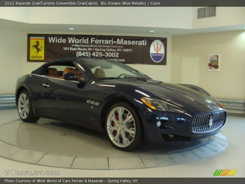 Blu Oceano (Blue Metallic) / Cuoio 2013 Maserati GranTurismo Convertible GranCabrio