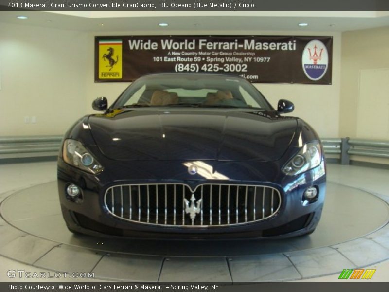 Blu Oceano (Blue Metallic) / Cuoio 2013 Maserati GranTurismo Convertible GranCabrio