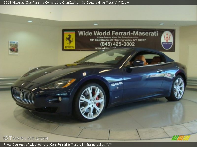 Blu Oceano (Blue Metallic) / Cuoio 2013 Maserati GranTurismo Convertible GranCabrio