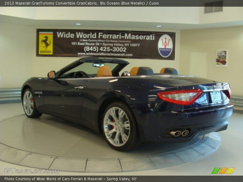 Blu Oceano (Blue Metallic) / Cuoio 2013 Maserati GranTurismo Convertible GranCabrio