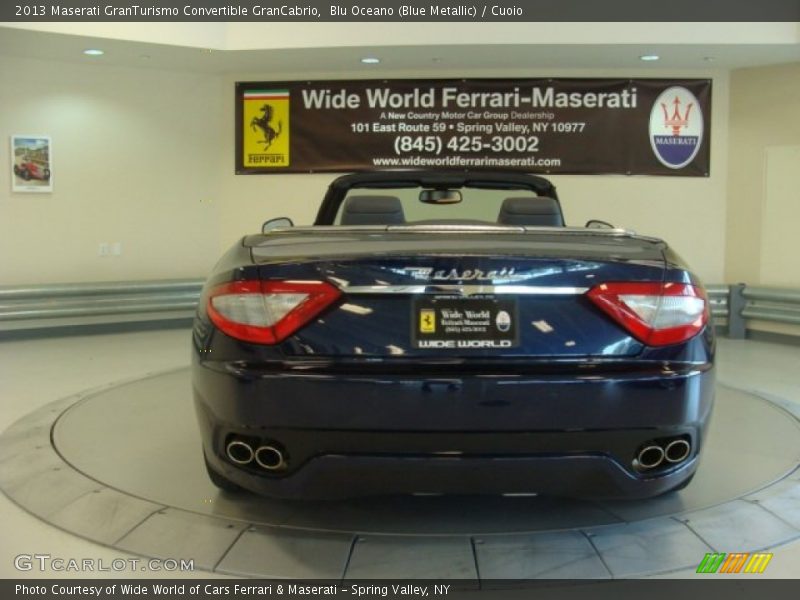 Blu Oceano (Blue Metallic) / Cuoio 2013 Maserati GranTurismo Convertible GranCabrio