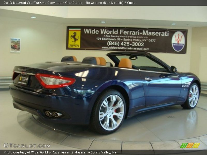Blu Oceano (Blue Metallic) / Cuoio 2013 Maserati GranTurismo Convertible GranCabrio