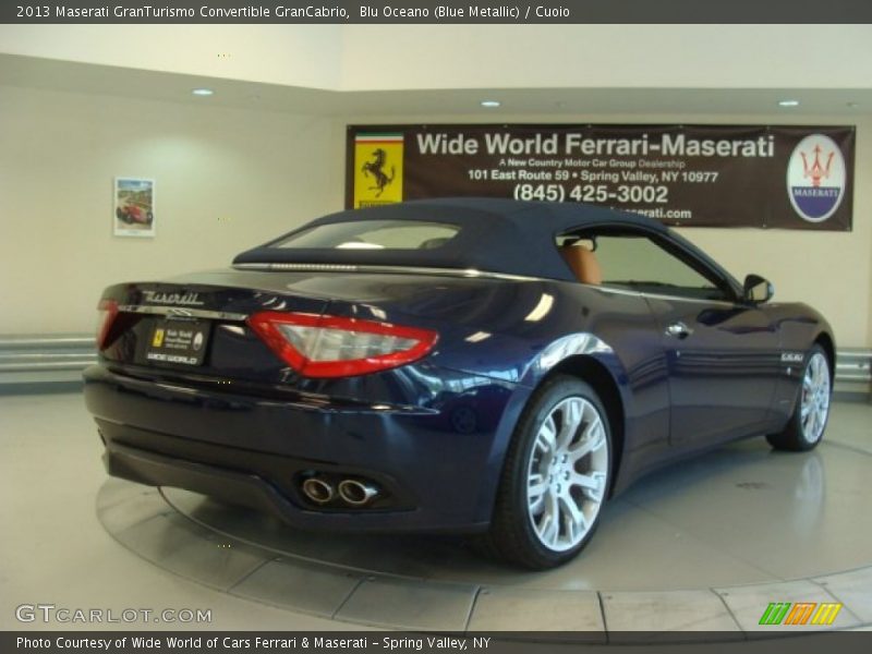 Blu Oceano (Blue Metallic) / Cuoio 2013 Maserati GranTurismo Convertible GranCabrio