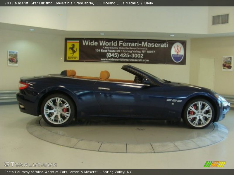 Blu Oceano (Blue Metallic) / Cuoio 2013 Maserati GranTurismo Convertible GranCabrio