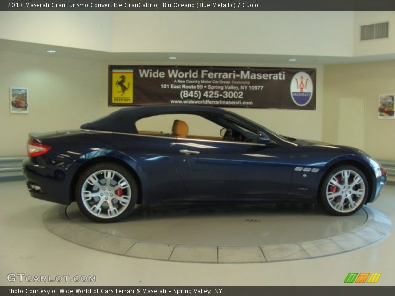 Blu Oceano (Blue Metallic) / Cuoio 2013 Maserati GranTurismo Convertible GranCabrio
