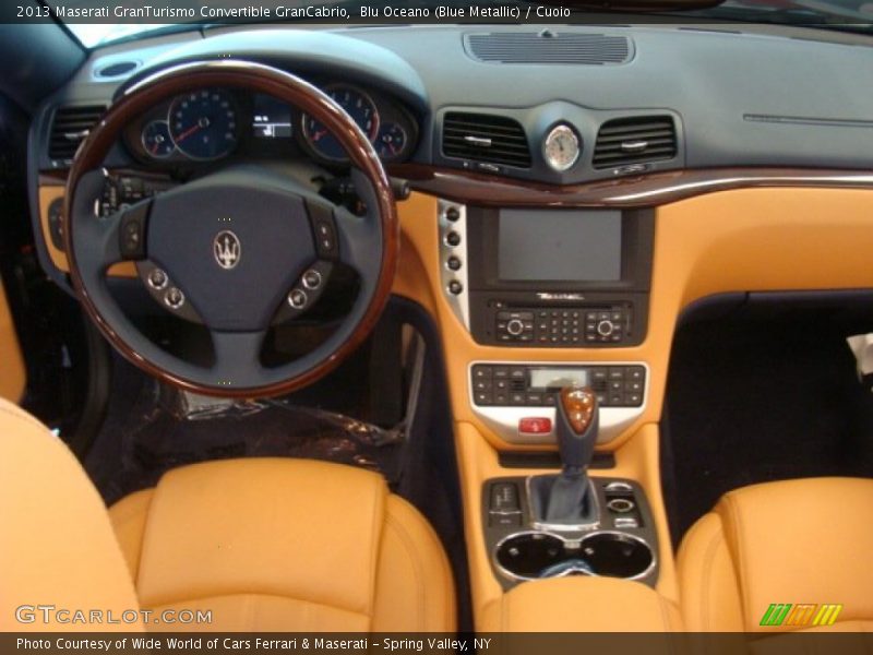 Blu Oceano (Blue Metallic) / Cuoio 2013 Maserati GranTurismo Convertible GranCabrio