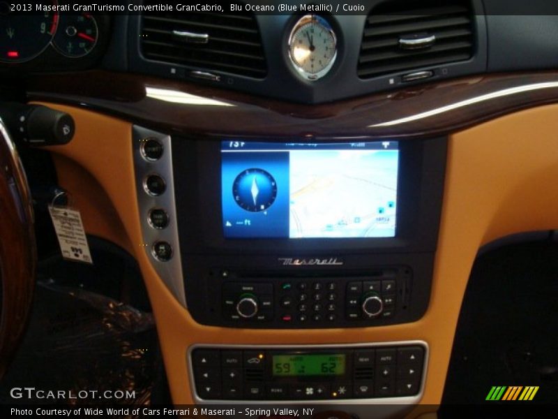 Blu Oceano (Blue Metallic) / Cuoio 2013 Maserati GranTurismo Convertible GranCabrio