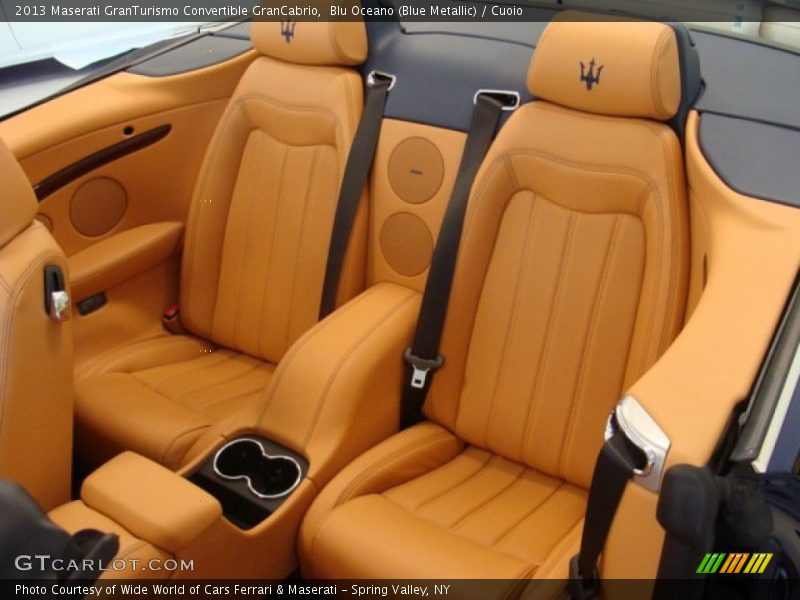 Rear Seat of 2013 GranTurismo Convertible GranCabrio