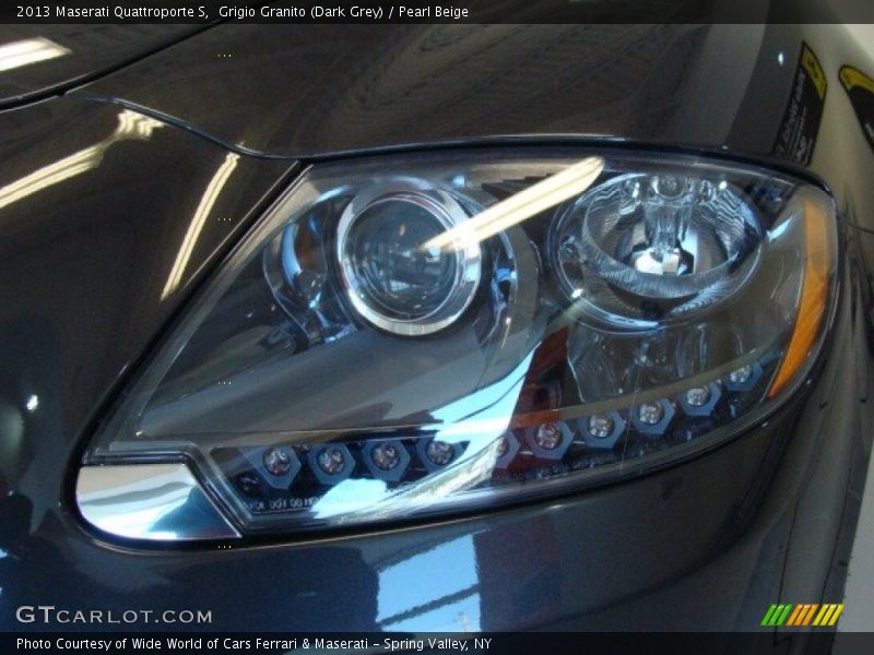 Grigio Granito (Dark Grey) / Pearl Beige 2013 Maserati Quattroporte S