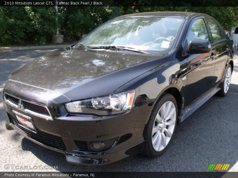 Tarmac Black Pearl / Black 2010 Mitsubishi Lancer GTS