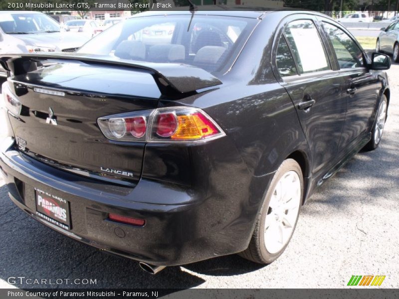 Tarmac Black Pearl / Black 2010 Mitsubishi Lancer GTS