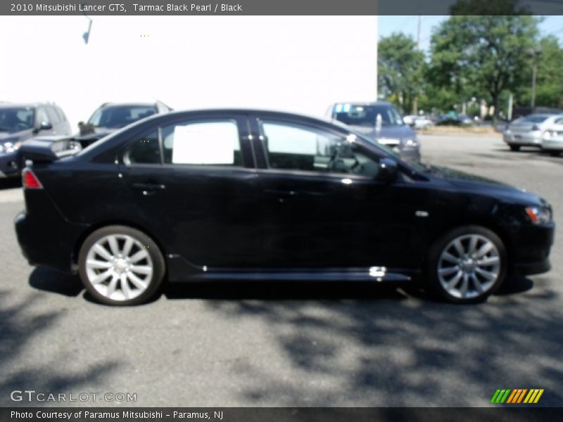 Tarmac Black Pearl / Black 2010 Mitsubishi Lancer GTS