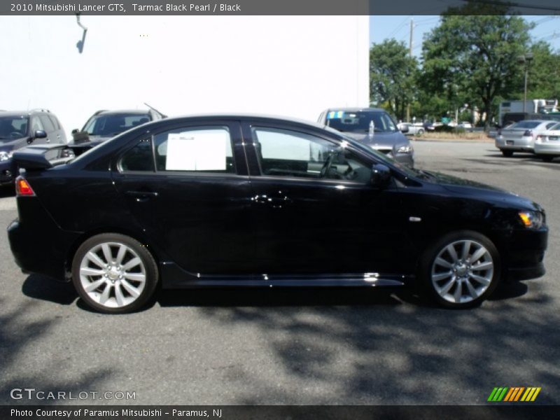 Tarmac Black Pearl / Black 2010 Mitsubishi Lancer GTS