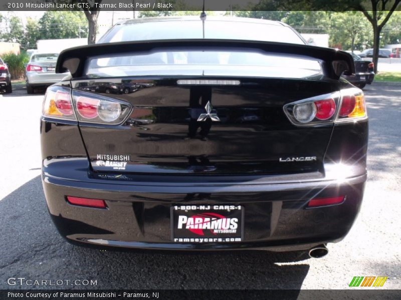 Tarmac Black Pearl / Black 2010 Mitsubishi Lancer GTS