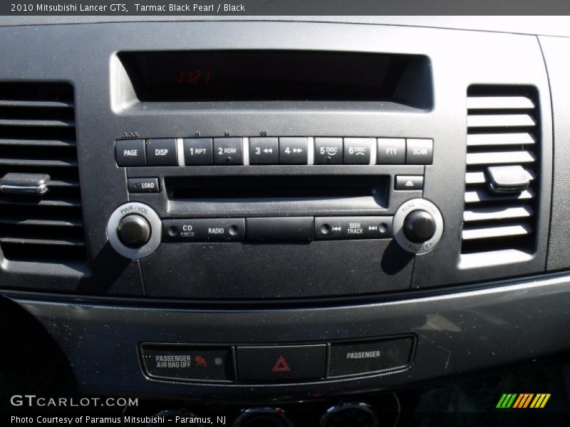 Tarmac Black Pearl / Black 2010 Mitsubishi Lancer GTS