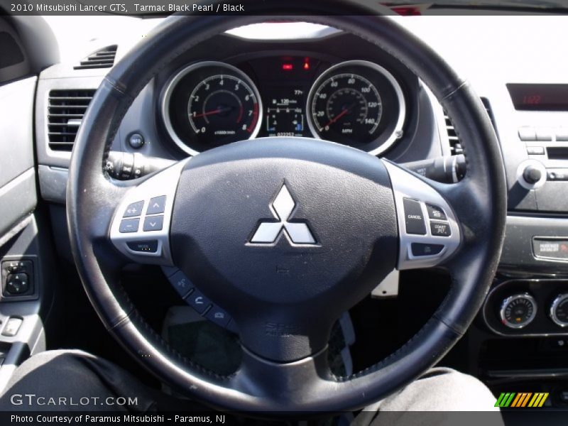 Tarmac Black Pearl / Black 2010 Mitsubishi Lancer GTS