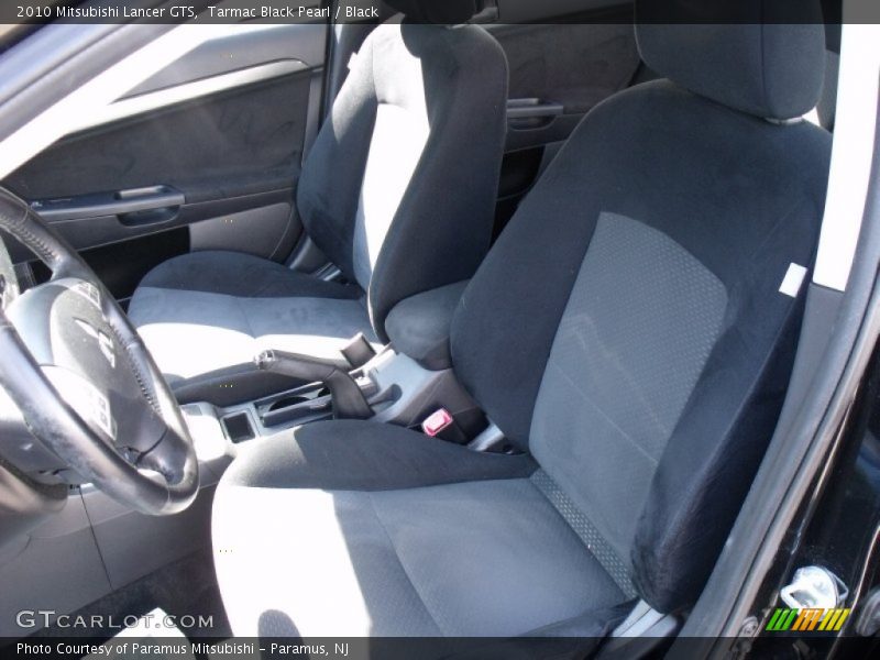 Tarmac Black Pearl / Black 2010 Mitsubishi Lancer GTS
