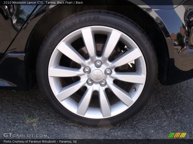 Tarmac Black Pearl / Black 2010 Mitsubishi Lancer GTS