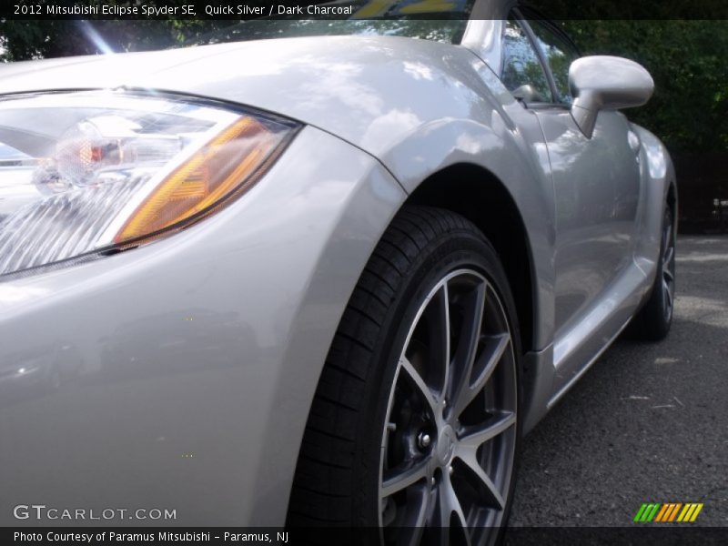 Quick Silver / Dark Charcoal 2012 Mitsubishi Eclipse Spyder SE