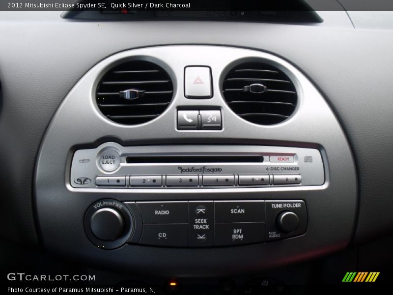Audio System of 2012 Eclipse Spyder SE