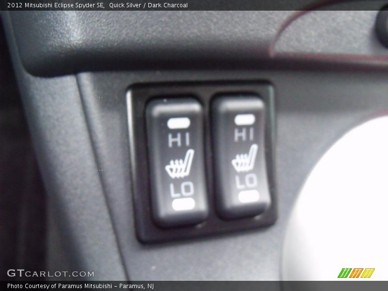 Quick Silver / Dark Charcoal 2012 Mitsubishi Eclipse Spyder SE