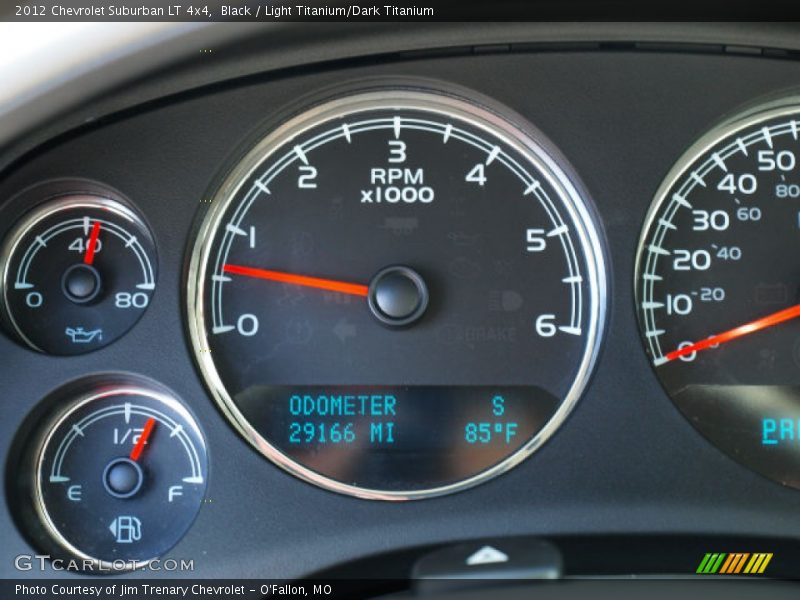 Black / Light Titanium/Dark Titanium 2012 Chevrolet Suburban LT 4x4