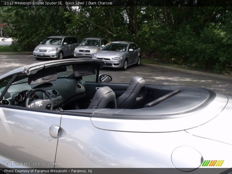 Quick Silver / Dark Charcoal 2012 Mitsubishi Eclipse Spyder SE