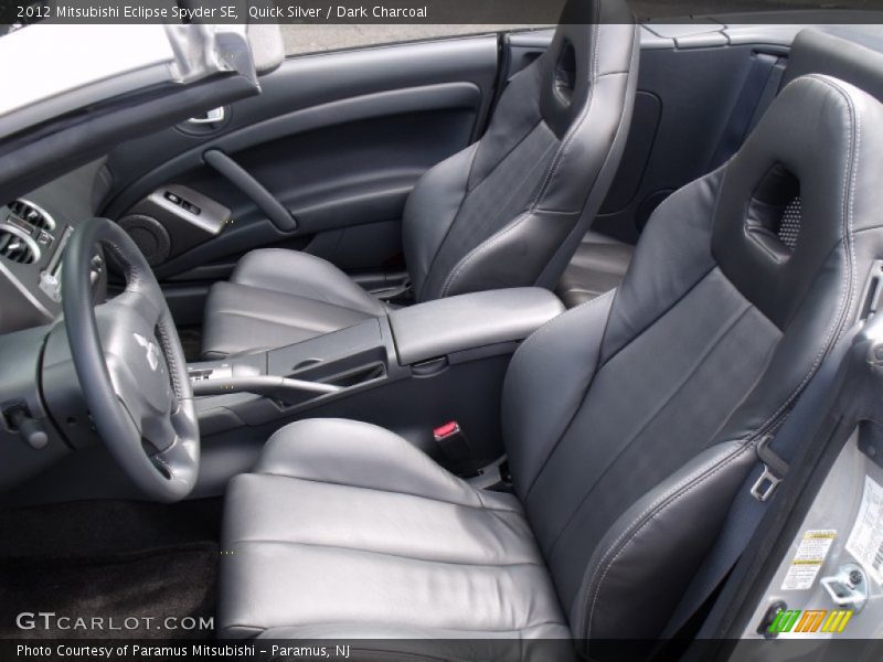 Front Seat of 2012 Eclipse Spyder SE