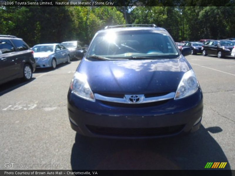 Nautical Blue Metallic / Stone Gray 2006 Toyota Sienna Limited