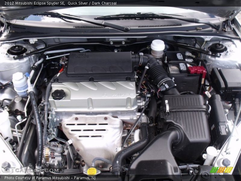  2012 Eclipse Spyder SE Engine - 2.4 Liter SOHC 16-Valve MIVEC 4 Cylinder