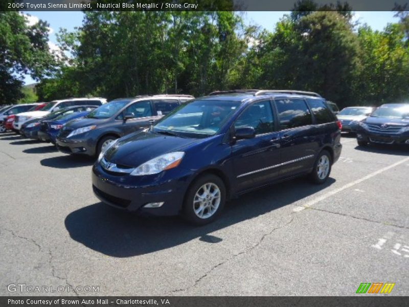 Nautical Blue Metallic / Stone Gray 2006 Toyota Sienna Limited