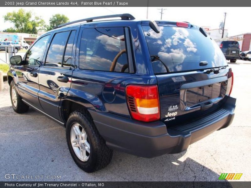 Patriot Blue Pearl / Taupe 2003 Jeep Grand Cherokee Laredo 4x4