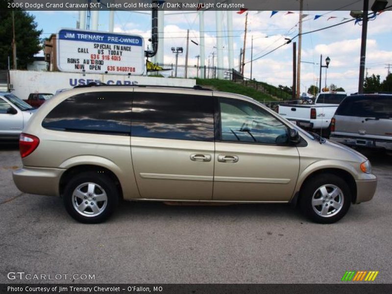 Linen Gold Metallic / Dark Khaki/Light Graystone 2006 Dodge Grand Caravan SXT