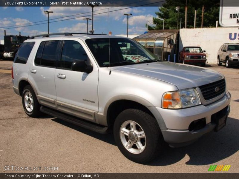 Silver Frost Metallic / Graphite 2002 Ford Explorer XLT