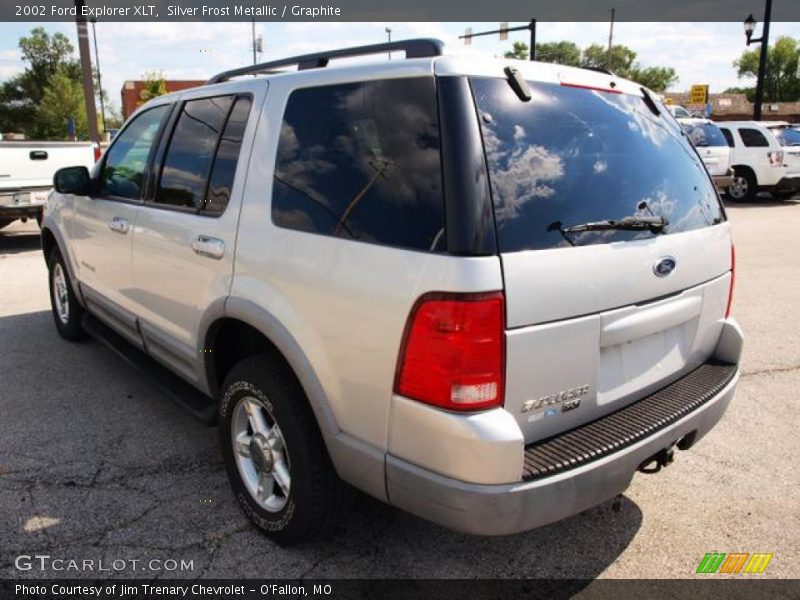 Silver Frost Metallic / Graphite 2002 Ford Explorer XLT