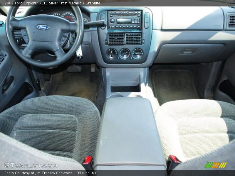 Silver Frost Metallic / Graphite 2002 Ford Explorer XLT