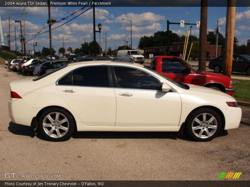 Premium White Pearl / Parchment 2004 Acura TSX Sedan