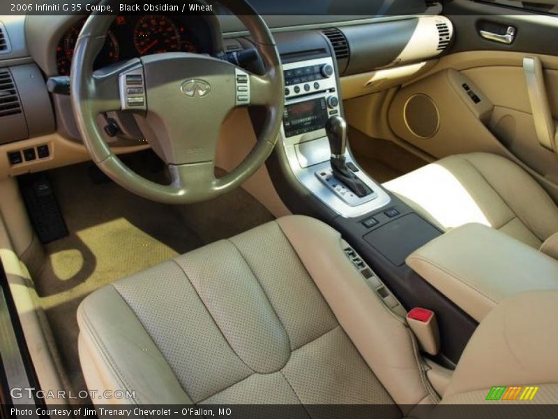 Black Obsidian / Wheat 2006 Infiniti G 35 Coupe