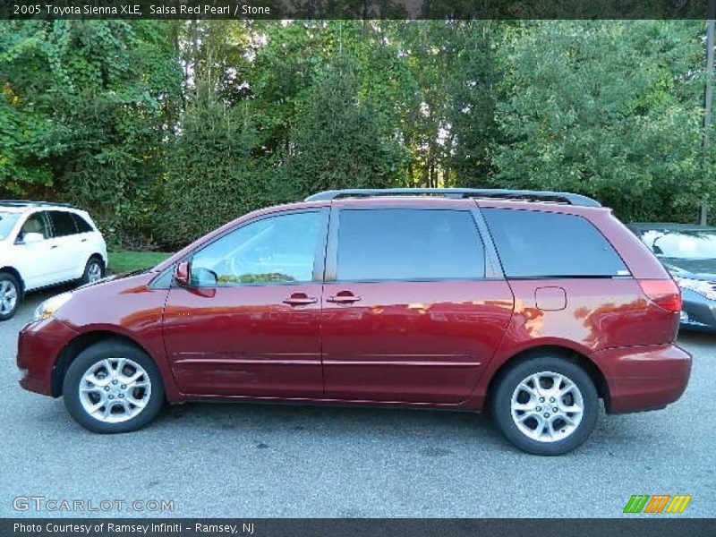 Salsa Red Pearl / Stone 2005 Toyota Sienna XLE