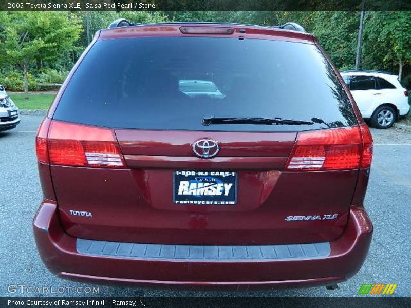Salsa Red Pearl / Stone 2005 Toyota Sienna XLE