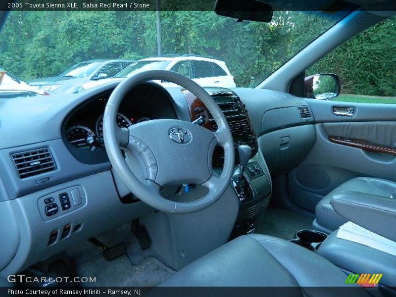 Salsa Red Pearl / Stone 2005 Toyota Sienna XLE