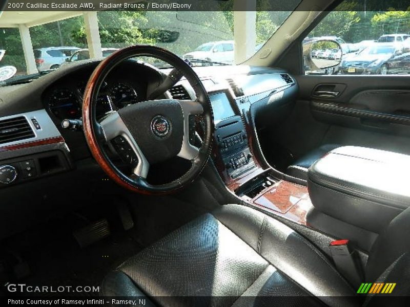 Radiant Bronze / Ebony/Ebony 2007 Cadillac Escalade AWD